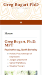 Mobile Screenshot of gregbogart.net